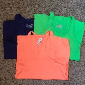Under armour tank tops. Heat gear